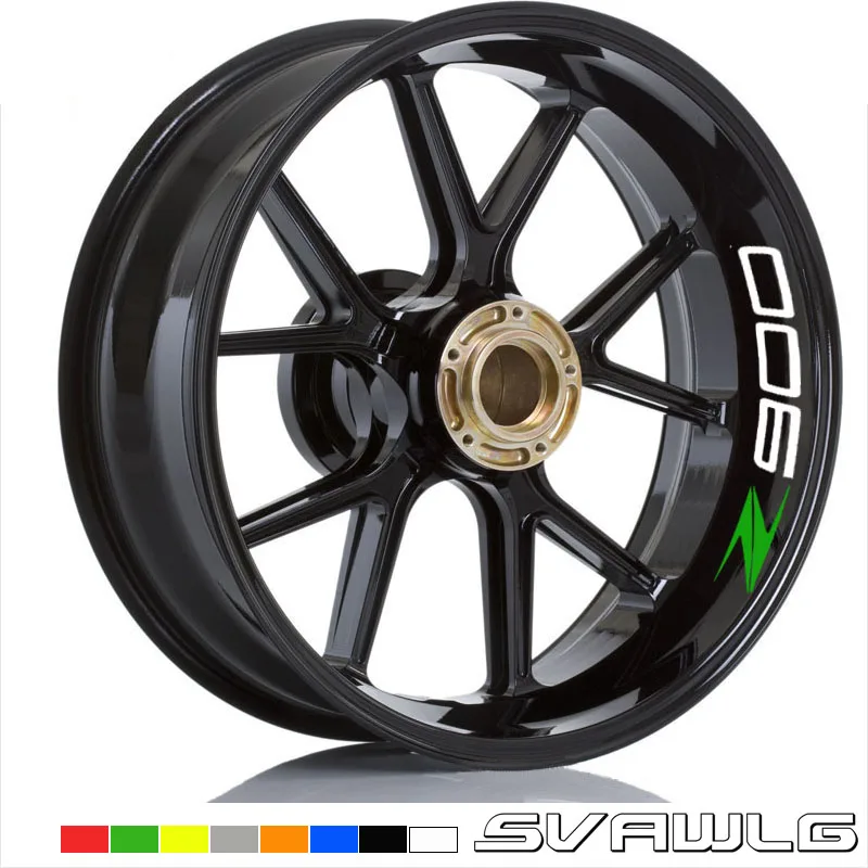

Hot sell Motorcycle Reflective Wheel Rim Stripe Decal Sticker Front Rear Decal Full Set For Kawasaki Z900