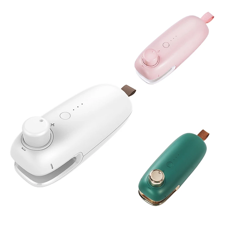 

USB Plastic Charg Food Sealing Machine Mini Portable Heating Plastic Bag Sealing Machine Kitchen Tool