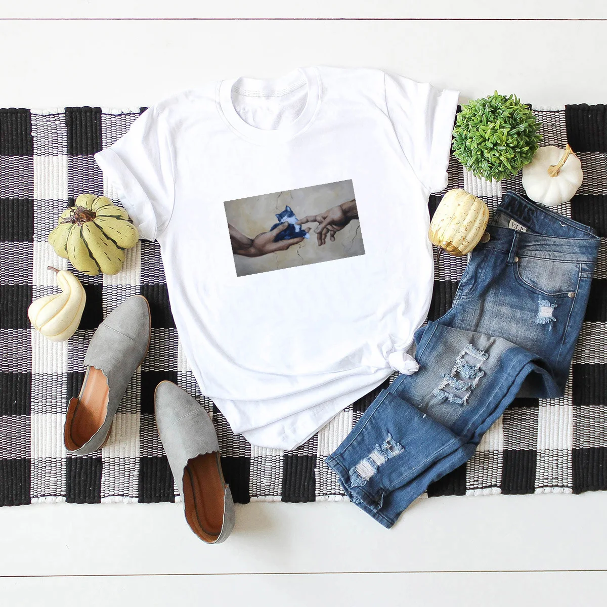 

Funny Print Woman Tshirt Short Sleeve Tee Top Short Sleeve Casual Woman T-shirt