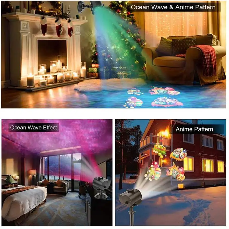 Рождественский проектор в виде снежинки светодиодная лампа s 12 слайдов