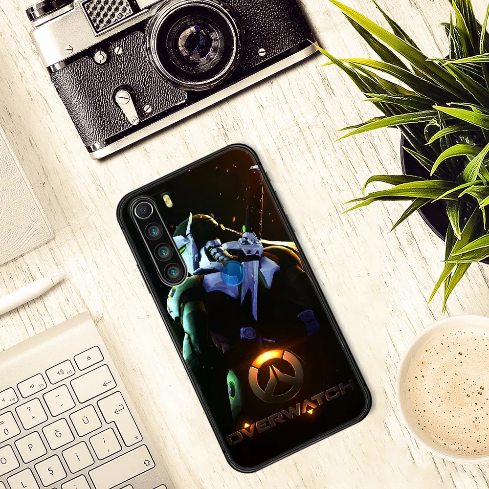 

Overwatch OW game Phone Case Cover Hull For XIAOMI Redmi 7 7a 8 8a 9 9a NOTE 6 7 8 8t 9 9s Pro Max 4X black Bumper Soft Shell