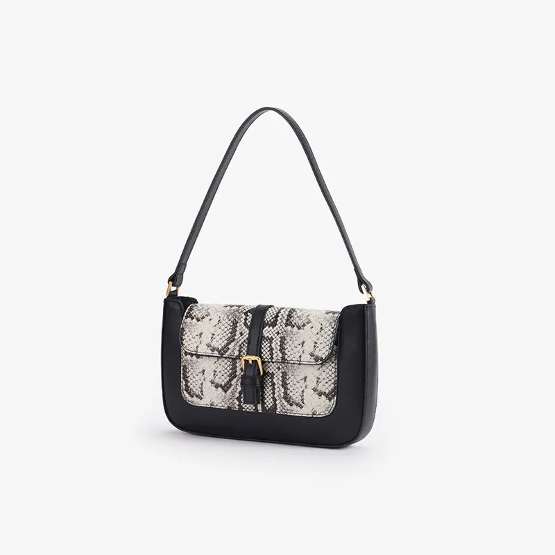 Classic fashion ladies handbag casual women Baguette bag brand style shoulder bags ALLIGATOR cowhide split leather