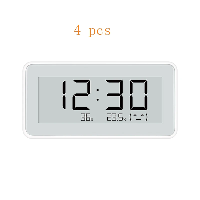 Bluetooth thermomete Xiaomi Mijia Многофункциональные цифровые часы с электронным чернильным экраном датчик температуры и влажности Bluetooth беспроводной термометр - Цвет: Bluetooth thermomete