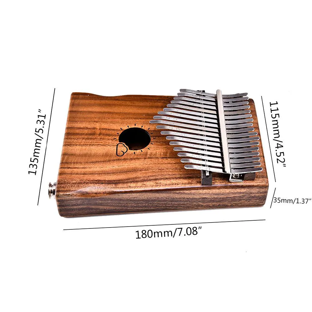 

17 Keys Kalimba Thumb Piano High Quality EQ Marimba Thumb Piano Acacia Electric Finger Piano With Tuning Hammer Children Gift