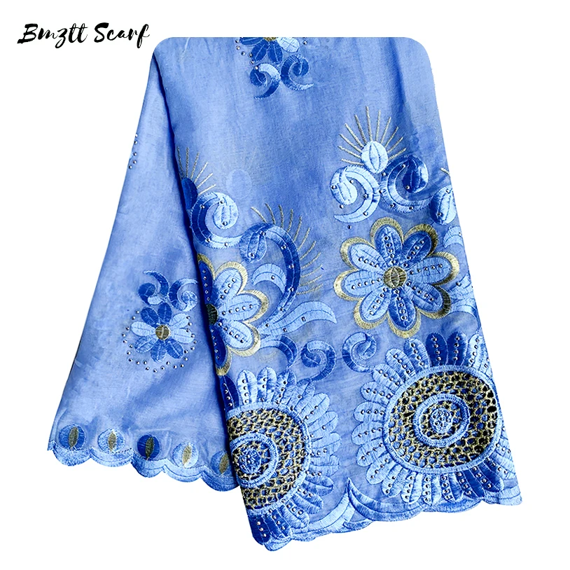 Африканская Женская шаль накидка высокого качества из хлопка с вышивкой шарфы Sorf