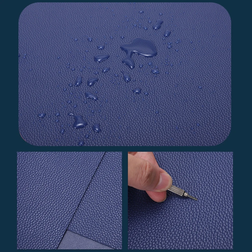 

Double-sided Waterproof Portable Faux Leather Mouse Pad Desktop Mat Table Cover Faux Leather Mouse Pads mouse Accessories