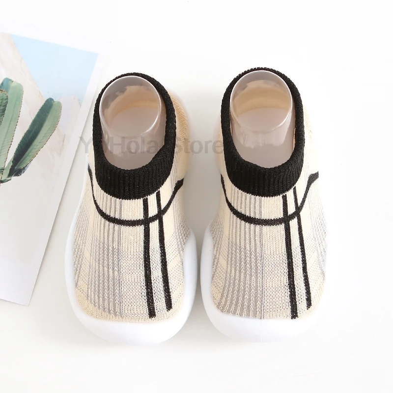 

Spring Autumn Baby Boys Comfort Socks Shoes with Soft Bottom Infant Crawl Anti-slip Booties Toddler Prewalkers Crib Shoes