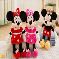high quality disney plush toys mickey mouse minnie stitch animals cute stuffed doll disney toy children gifts