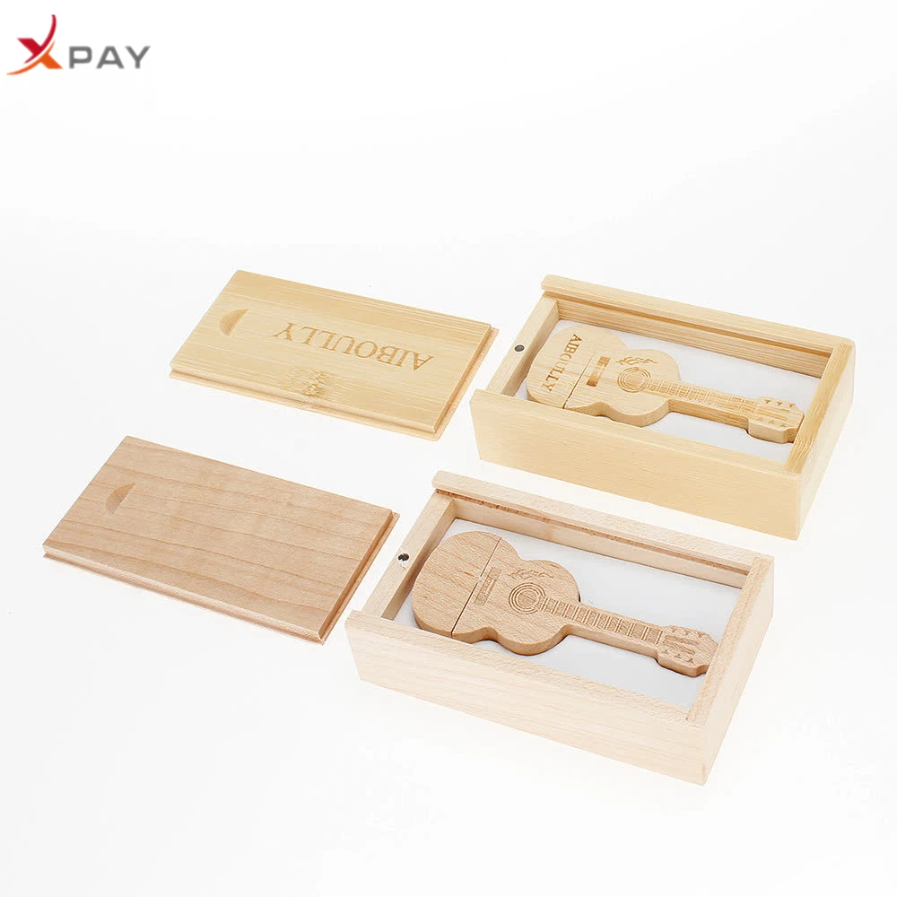 

guitar pen drive 16GB USB flash drive 32GB actual capacity memory stick 2.0 4GB 8GB 64GB wood bamboo USB memory stick 128gb gift