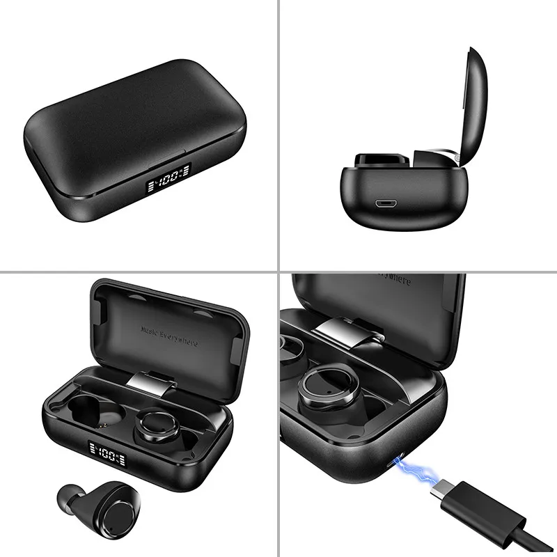 TWS X13 Bluetooth 5 0 наушники бинауральные сенсорные настоящие беспроводные IPX7