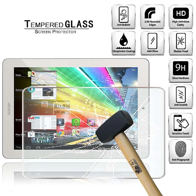 Планшет закаленное Стекло Экран Защитная крышка для Archos 97 97b Platinum HD 9 7 &quotTablet PC