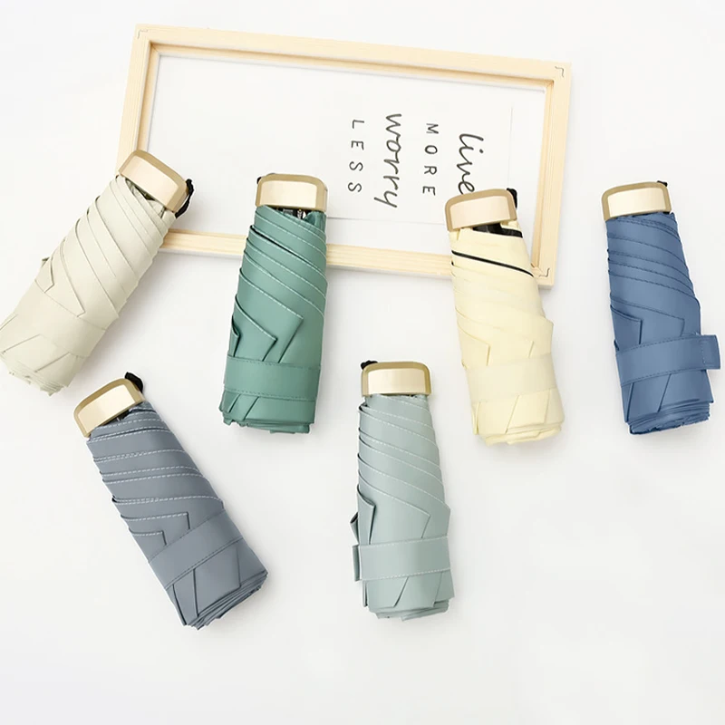 Женский мини-зонт с защитой от солнца | Дом и сад