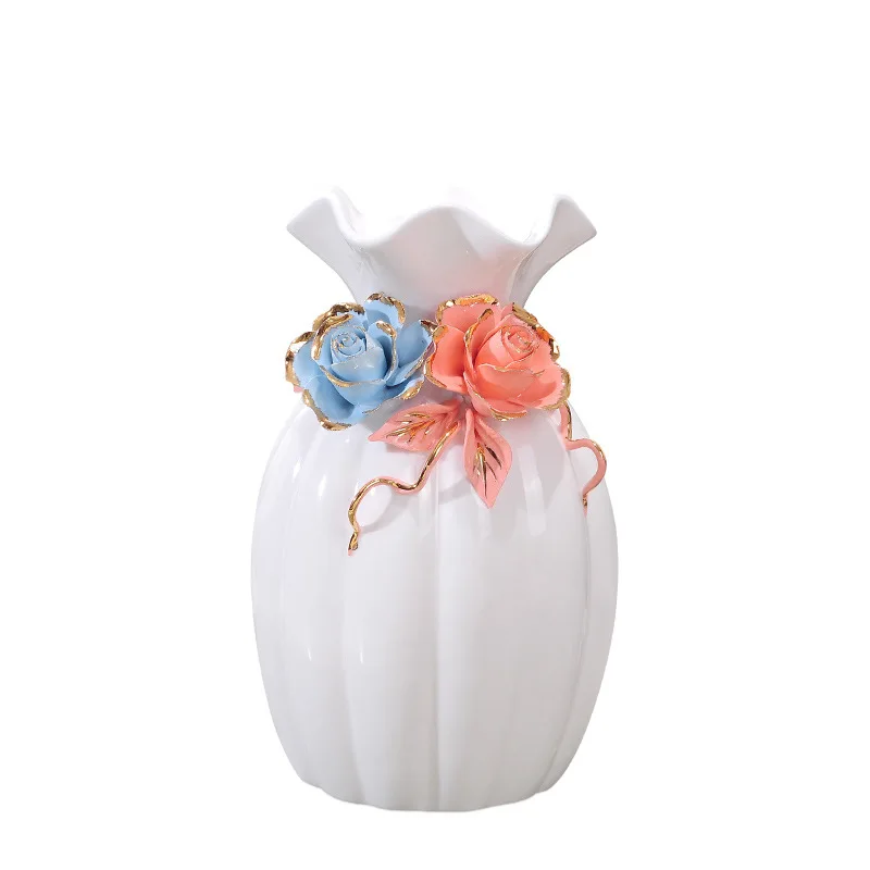 

Home Ceramics Handmade Gilt Crafts Light Luxury Vase Ornaments Environmentally Friendly Decorative Gifts