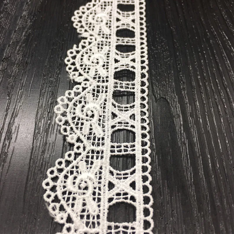 Вышивка кружева шитье гипюровые ленты отделка свадебное украшение DIY куклы