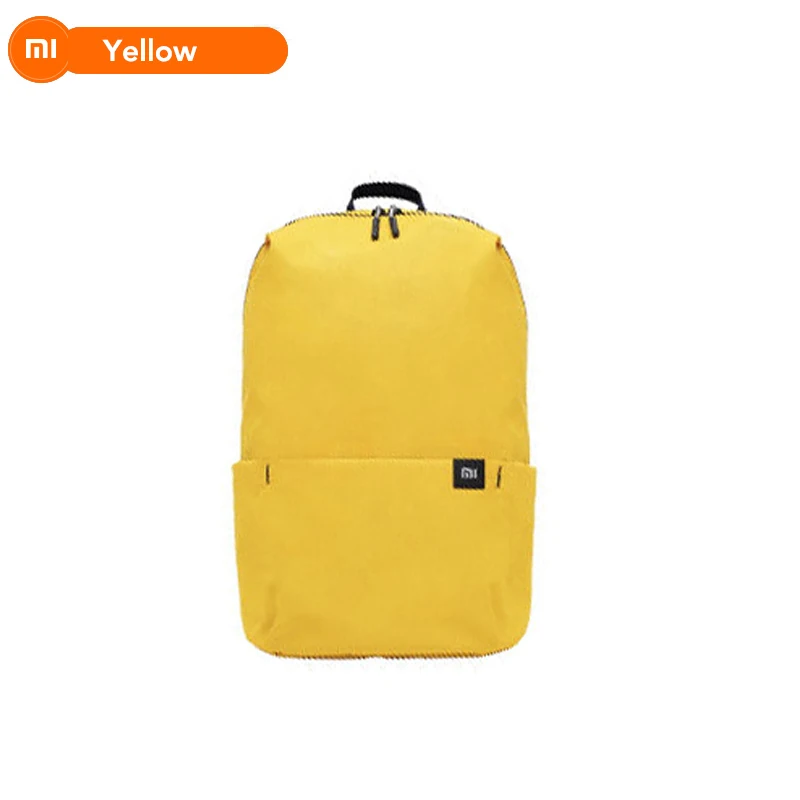 Цвет: желтый Xiaomi 10L, рюкзак, сумка, водонепроницаемый, красочный, для отдыха, спорта, нагрудная сумка, унисекс, рюкзак для мужчин и женщин, для путешествий, кемпинга, Новинка - Цвет: Цвет: желтый