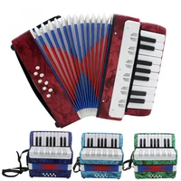 accordion 17 key professional mini accordion educational musical instrument cadence band for both kids adult 4 colors optional