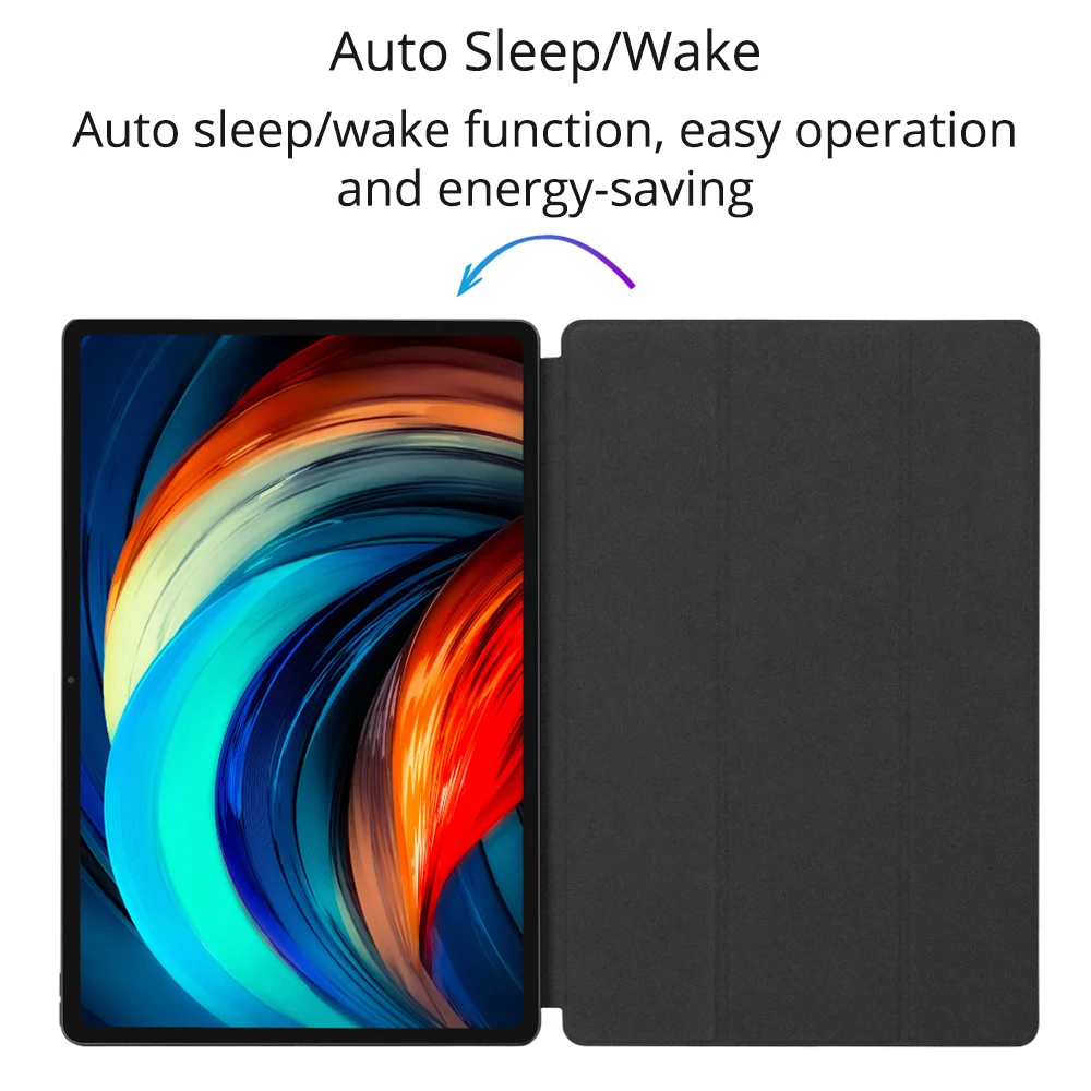 Original Lenovo Tab P12 Pro Case Magnetic Slim Fabric Smart for Xiaoxin Pad 12.6 2021 Cover Funda | Компьютеры и офис