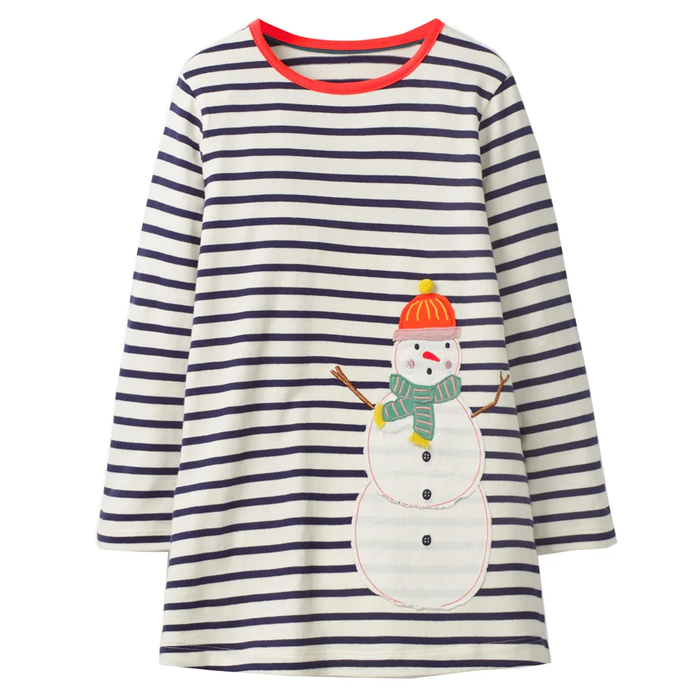 Платье с единорогом Jumping Meters одежда для маленьких девочек 2018 Осенний халат Enfant Fille