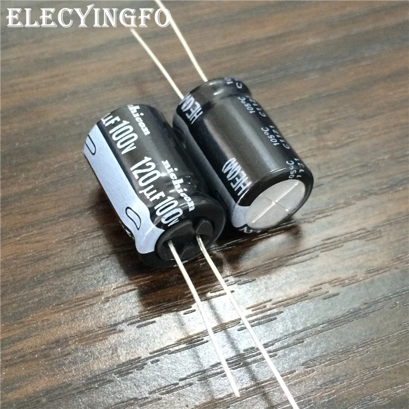 

5pcs 120uF 100V NICHICON HE Series 12.5x20mm Extremely Low Impdance 100V120uF Aluminum Electrolytic Capacitor