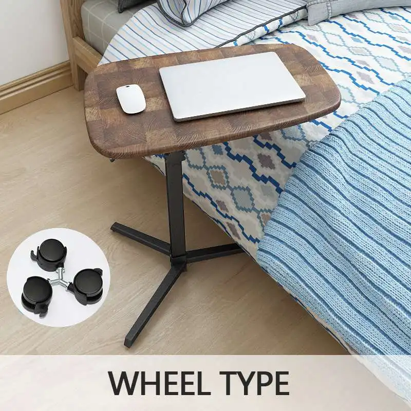 Стол компьютерный складной с подвижным диваном регулируемый деревянный