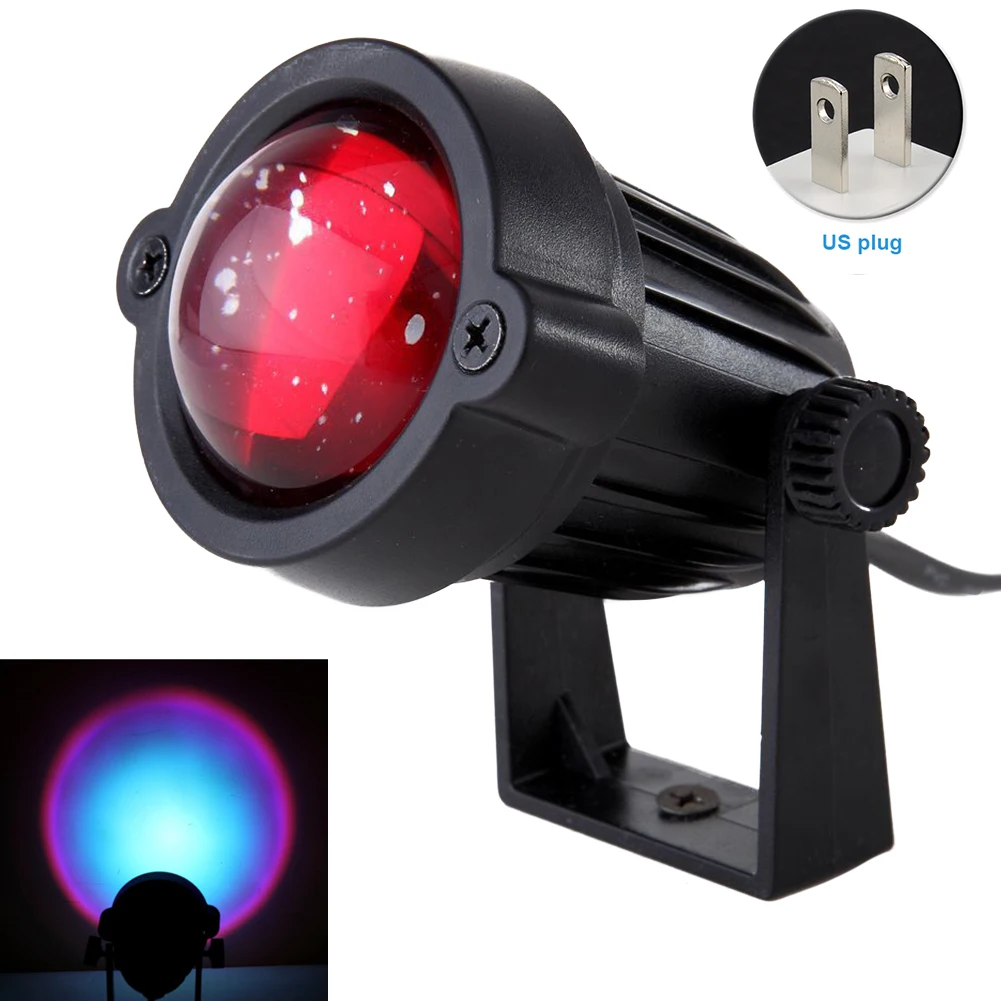 

Wall Decor Home Photography Prop Shop LED Night Lamp Sunset Projector Light 180 Degree Rotaion Party Living Room Background Bar