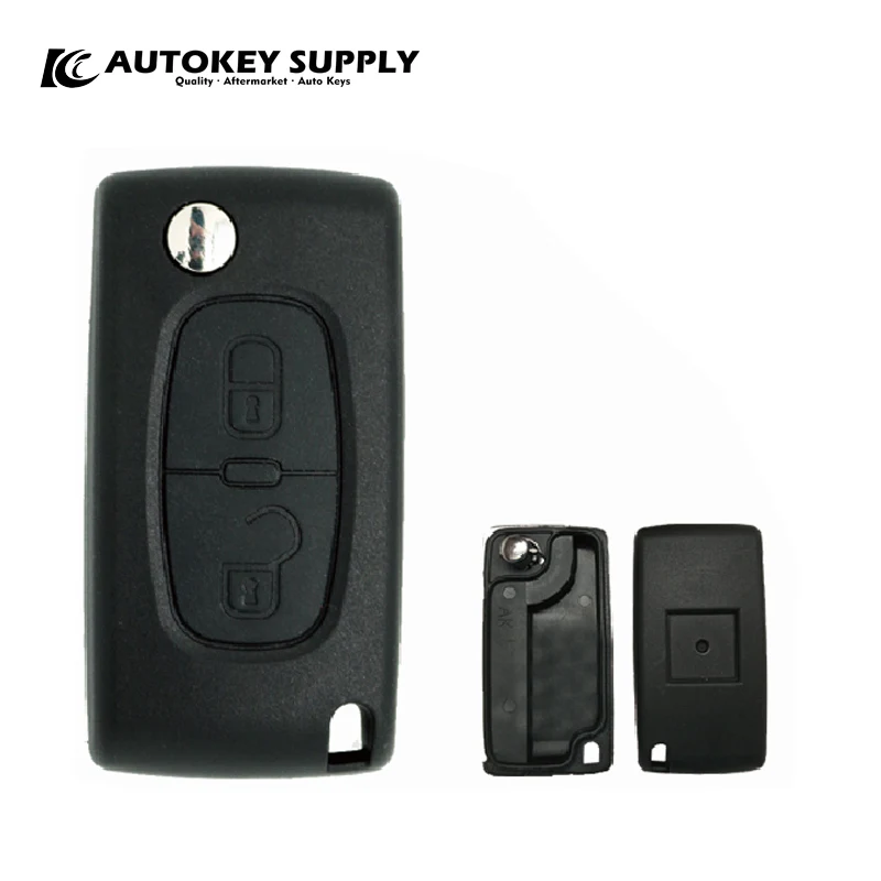 

AKCPF131 AUTOKEYSUPPLY 2 Buttons Without Battery Holder Key Shell Apply (Blade With Groove)