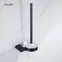 toilet brush holders cleaning brush for bathroom wall mounted household bathroom accessories toilet brush black stainless steel