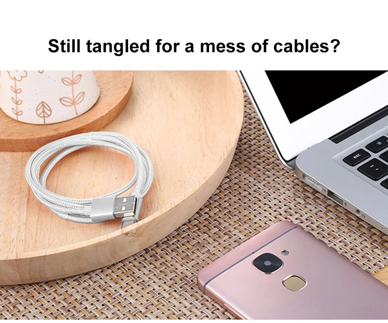 PHOMAX Micro usb 2.4A мини нейлоновый программируемый кабель для быстрой зарядки Redmi XIAOMI