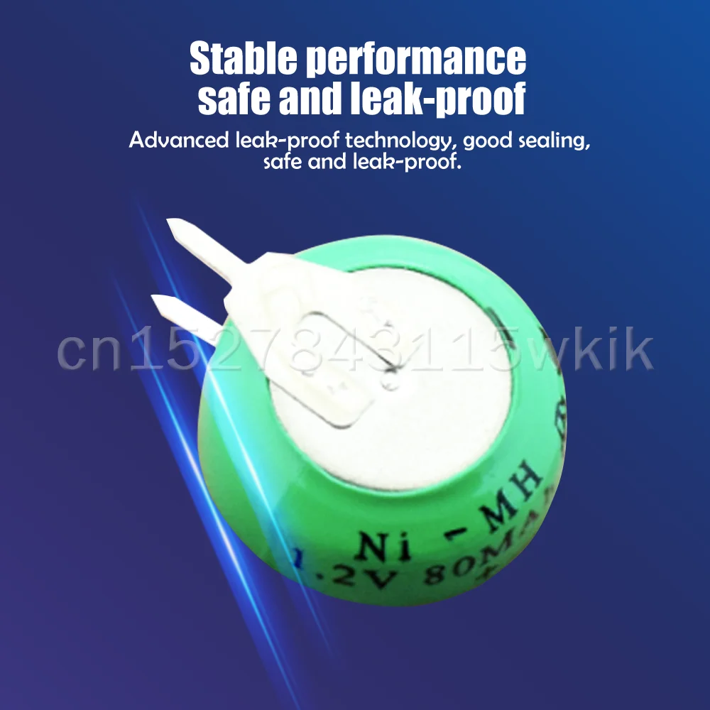 1-8 шт. перезаряжаемая никель-металлогидридная аккумуляторная батарея 1 2 в 80 мАч с