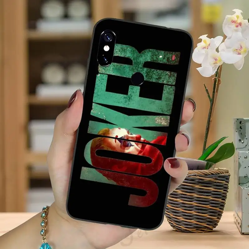 

Happy Face Joker HORROR pattern high quality Phone Case coque For Xiaomi Redmi Note 4 4x 5 6 7 8 pro S2 PLUS 6A PRO