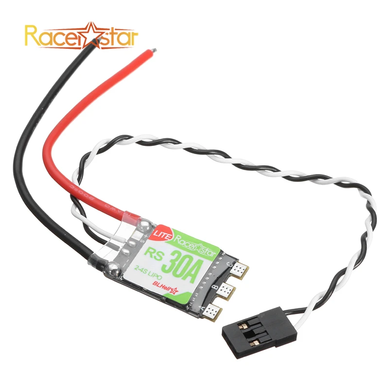 

1/2/4 PCS Racerstar RS30A Lite 30A Blheli_S BB1 2-4S Dshot150 Dshot300 Brushless ESC for RC FPV Racing Drone Accessories Parts