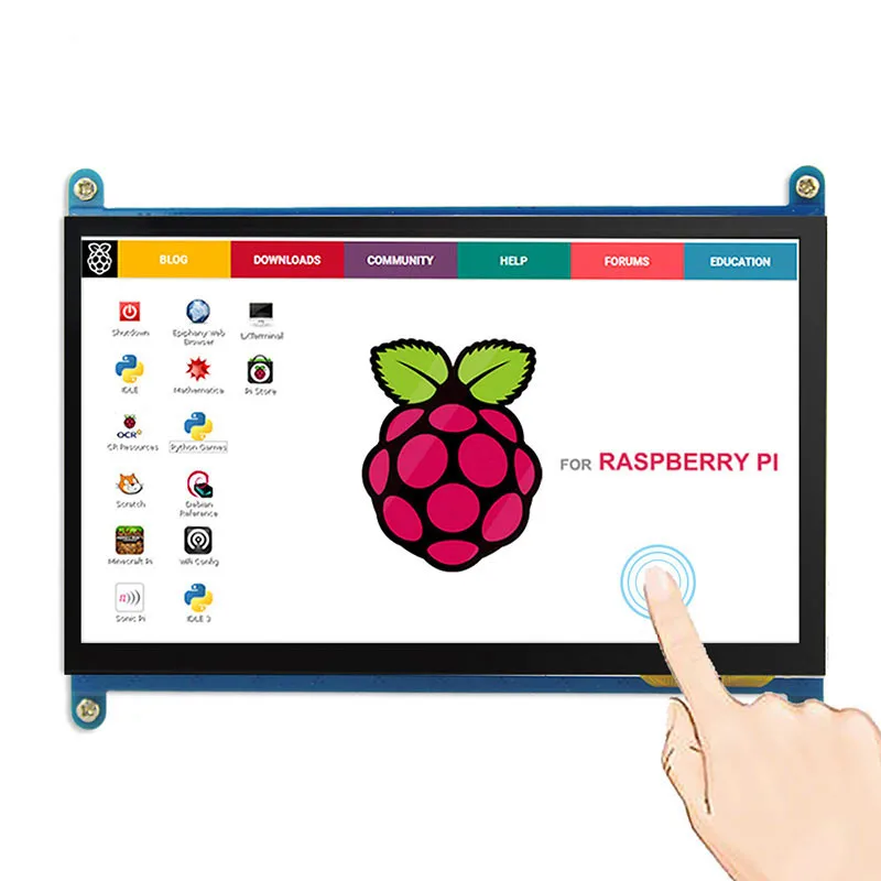 Дисплейный модуль (дисплей + сенсор) Raspberry Pi 7 &quot IPS инструменты в подарок |