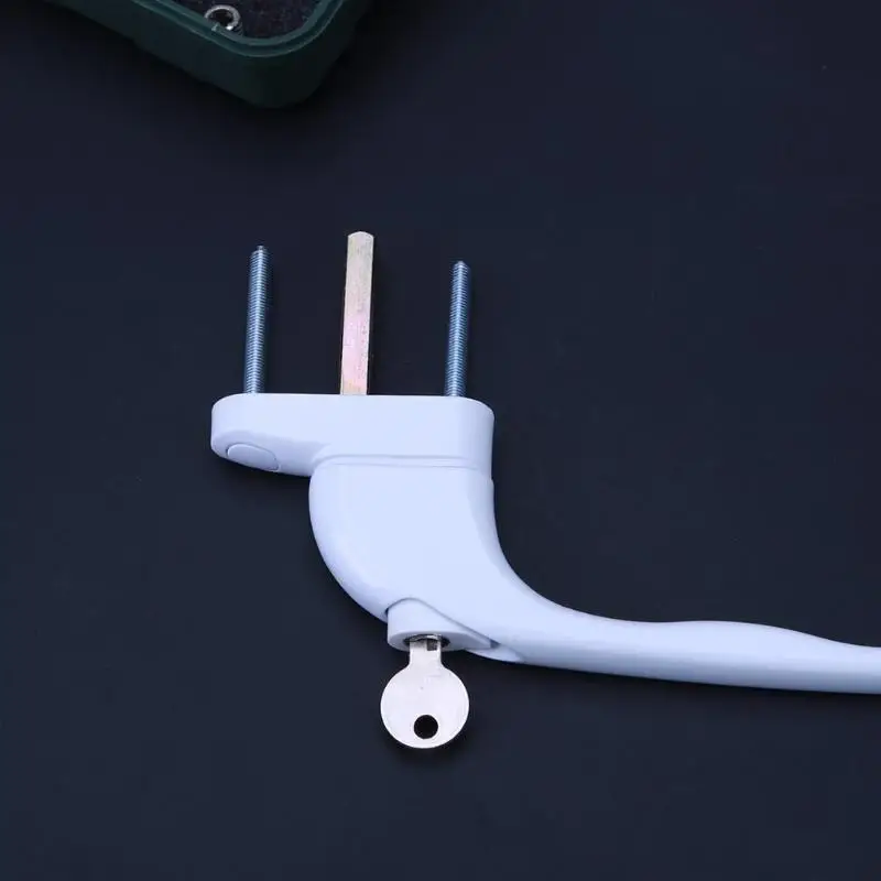 

UPVC Universal Window Handle Key Locking For Double Glazing White Spraying Plastic Aluminum Alloy Windows Handle Door Turning