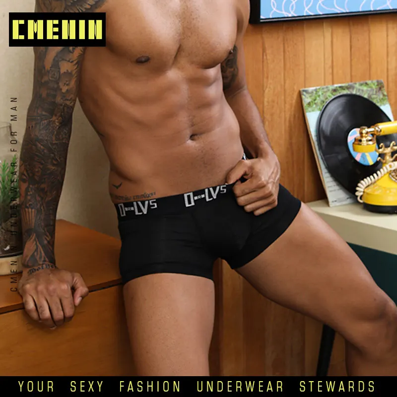 Мужские дышащие трусы-боксеры OR210 удобные хлопковые трусы для мужчин нижнее