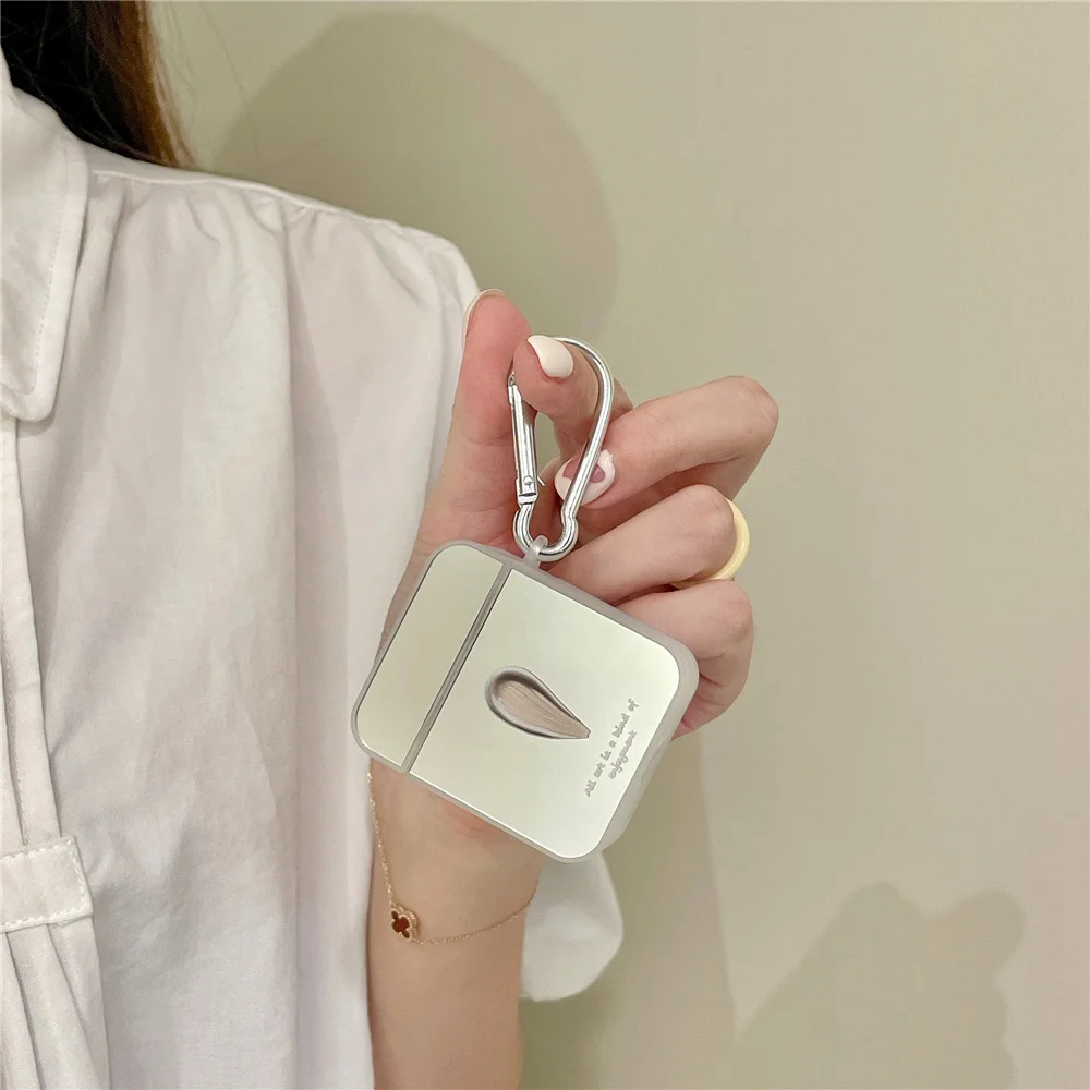

Японские и корейские зеркальные чехлы с рисунком молока для Airpods 1, 2 Pro, чехол для наушников, зарядный бокс, Мягкий беспроводной защитный чехо...