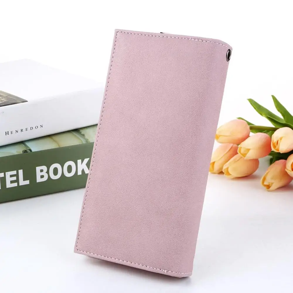 Женские кошельки дамские сумочки Длинный кошелек с ремешком на запястье для