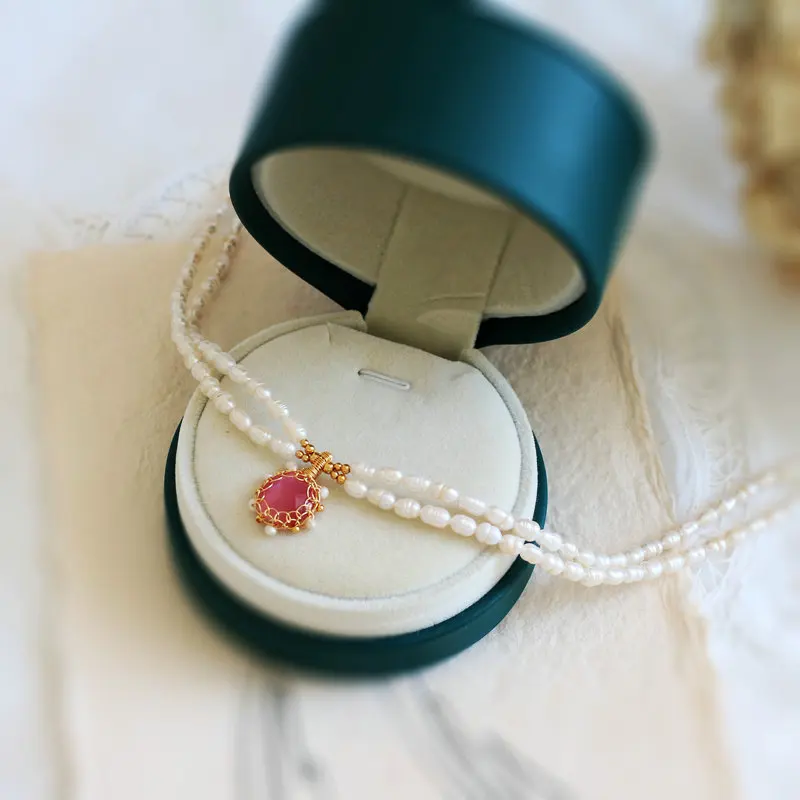 SINZRY original handmade natural freshwater pearl vintage two layer chokers necklace band for Women party jewelry accessory | Украшения и