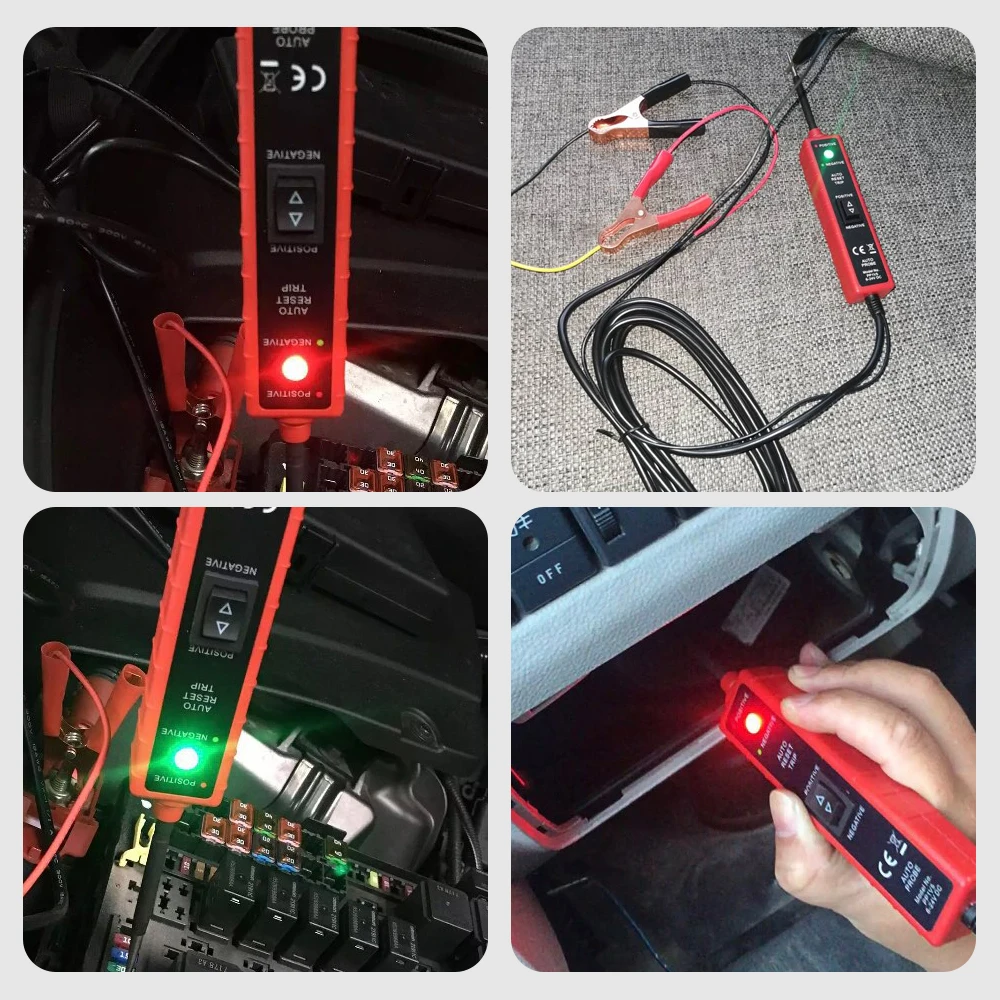 LEEPEE Electrical System Diagnostic Tool Multifunctional Auto Power Scan Voltage Test Probe Pen Car Circuit Tester |