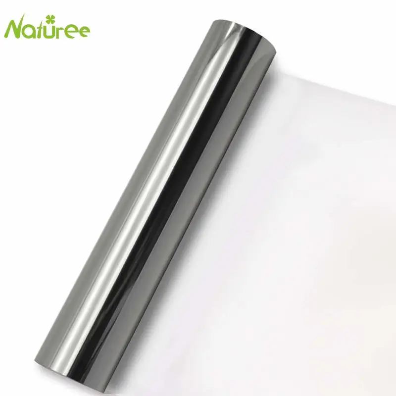 25cm*1m Heat Transfer Vinyl Silver Foil Metallic HTV Iron on for T-Shirt and Other Fabric heat transfer roll | Дом и сад