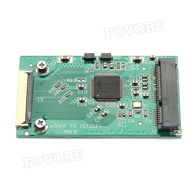 Mini SATA mSATA PCI E SSD до 40pin 1 8 дюймов ZIF CE преобразователь карты для IPOD IPAD Toshiba Hitachi HDD