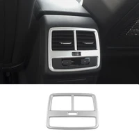 for audi a4 2016 2017 accessories car back rear air condition outlet vent frame panel sequins cover trim car styling abs matte