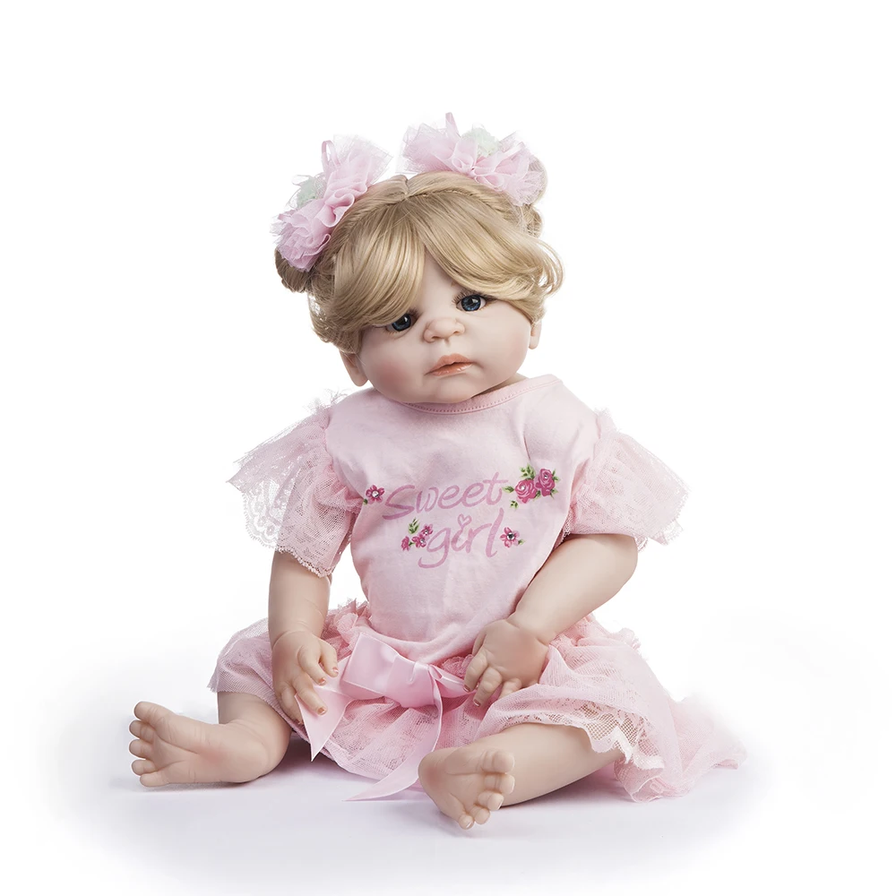 Feelwind Реалистичная полностью виниловая кукла для новорожденных настоящая