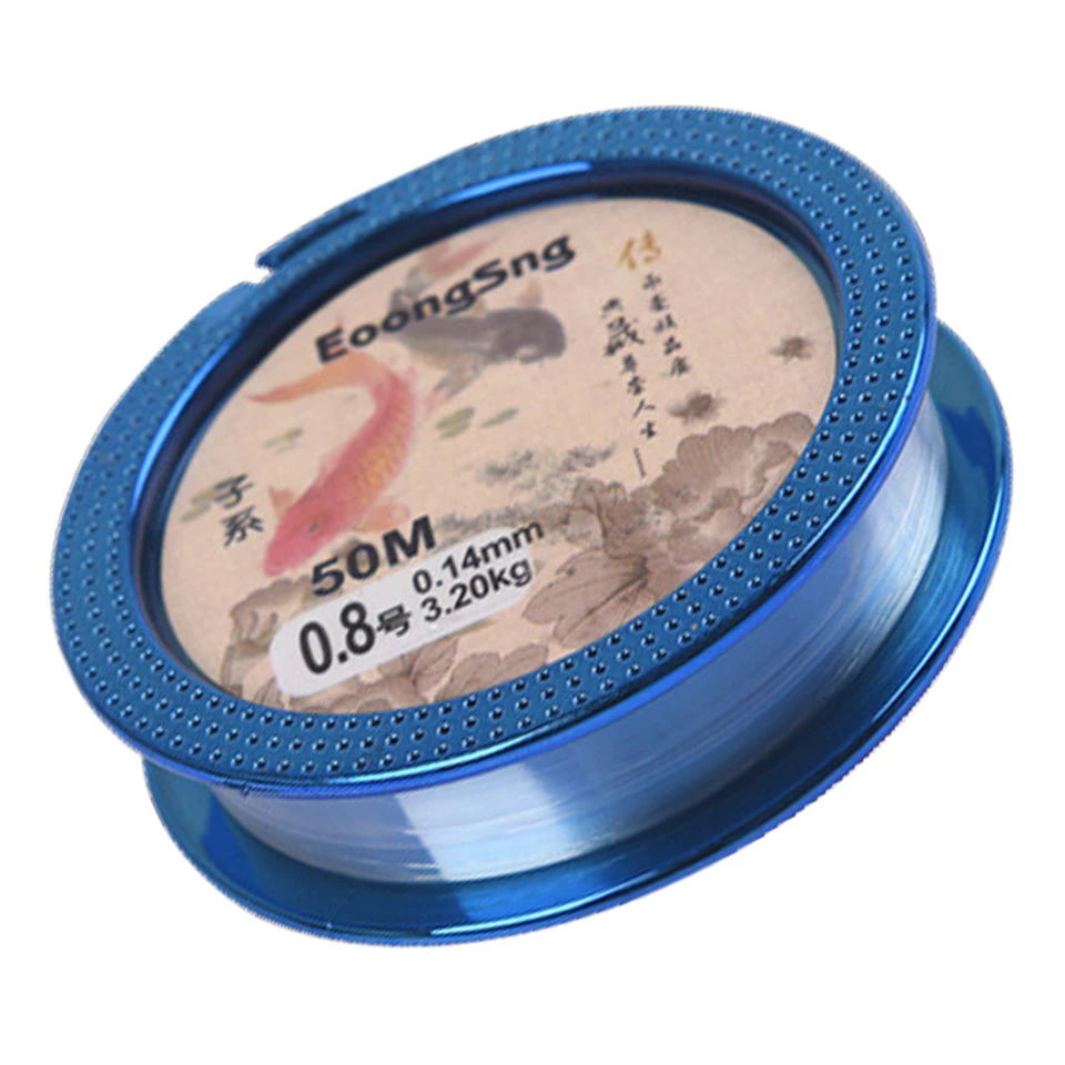 

Best Selling Outdoor Fishing Accessories 50M Monofilament Elastic Super Wear-resistant Non-Breakable Nylon Fishing Line