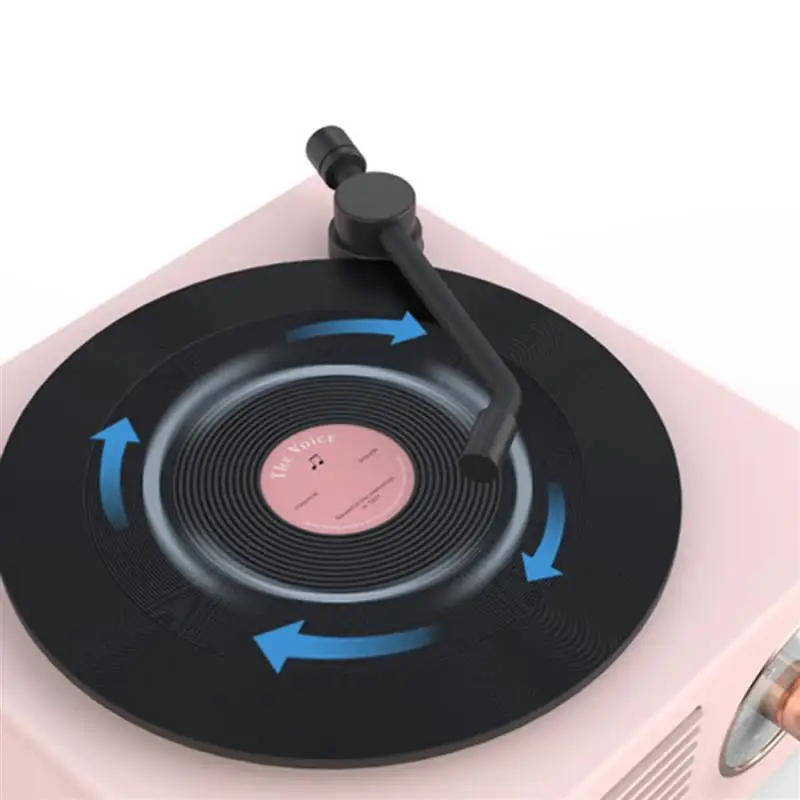 

Bluetooth Speaker Mini Nostalgic Subwoofer Wireless Speaker USB Charging Phonographs Portable Retro Wireless Audio Speaker