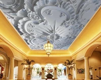 3d ceiling customize wall papers home decor 3d gypsum board embossed european pattern ceiling wallpaper