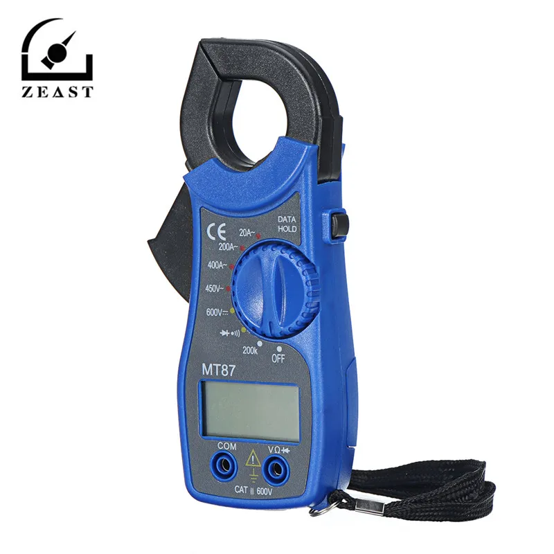 Портативный цифровой мультиметр зажим с ЖК дисплеем|Мультиметры| |