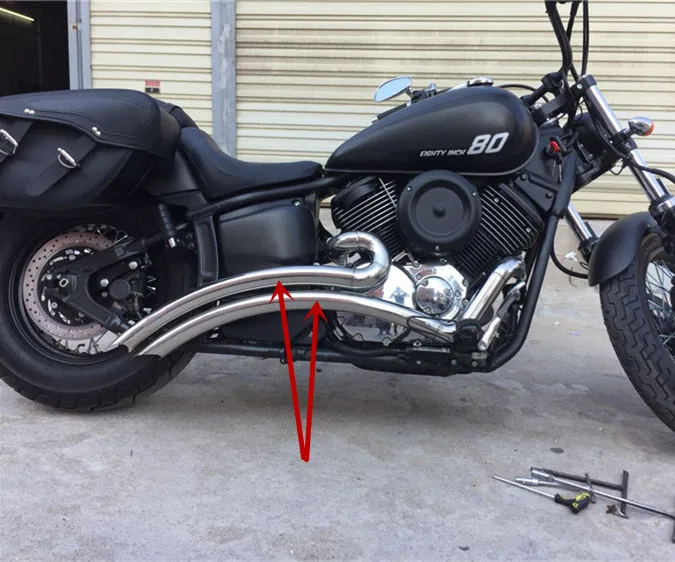 Выхлопная труба мотоцикла высокого качества вентиляционная Aerofluxus с глушителем