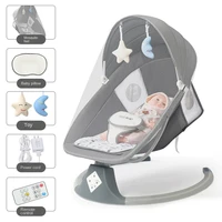 baby electric rocking chair newborns sleeping cradle bed child comfort chair reclining chair five gear swing intelligence time