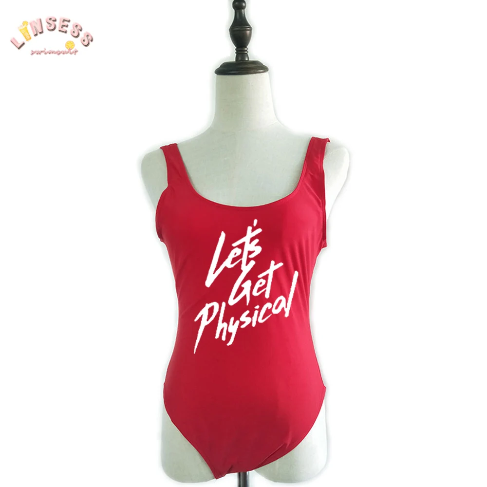 Давайте возьмем физический ретро-трико 80-х эробный Цельный боди костюм для