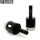 Коронки для сверления керамической плитки, гранита, мрамора, диаметр 35 мм, алмазное сверло, отверстие дюйма, 2 шт.